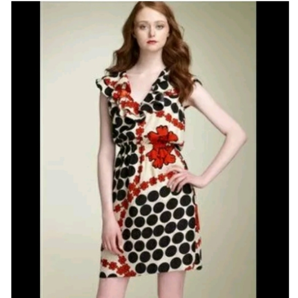 Anthropologie Leifsdottir Size 6 Abbey Dress Silk